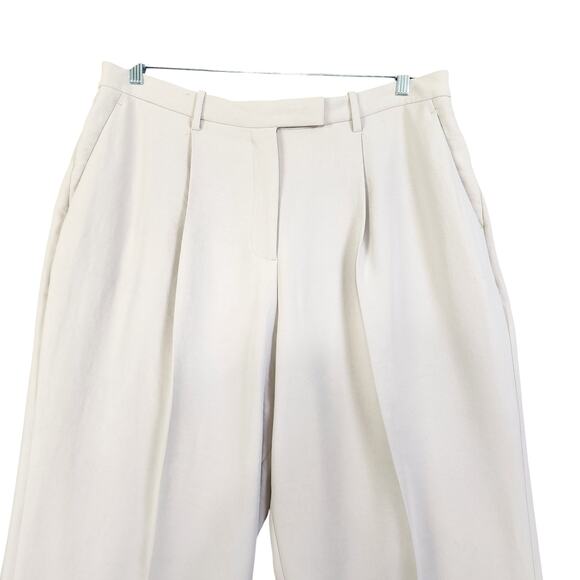 Abercrombie & Fitch Womens Sloane Tailored Wide Leg Pant‎ Size 18S Light Taupe - Picture 3 of 12